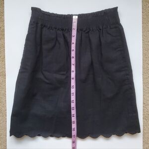 J. Crew Factory Black Linen Mini Skirt - Size 00